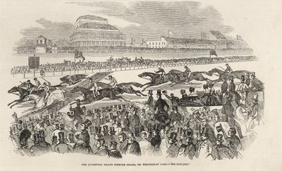 The Liverpool Grand Steeple Chase by English School
